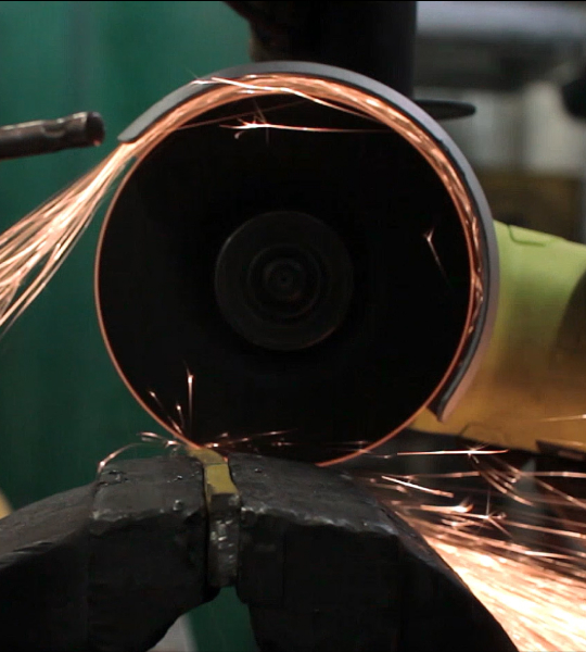 Andy McIntosh Angle grinding